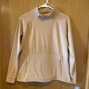 Kyodan Outdoors Fleece Mock Neck Pullover - Women's Size M - Taupe